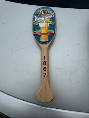 Sunset Wheat Leinenkugel Wooden Tap Handle in Natural Wood